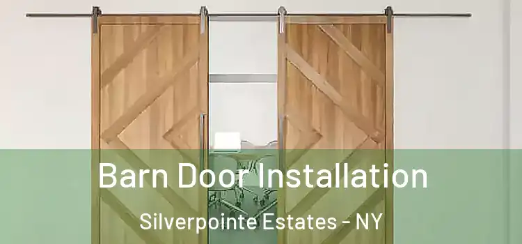 Barn Door Installation Silverpointe Estates - NY