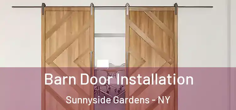  Barn Door Installation Sunnyside Gardens - NY