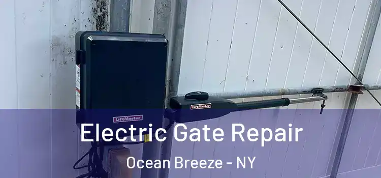 Electric Gate Repair Ocean Breeze - NY