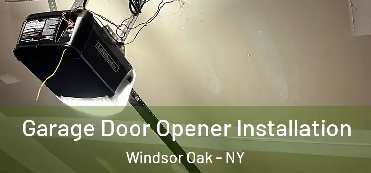  Garage Door Opener Installation Windsor Oak - NY