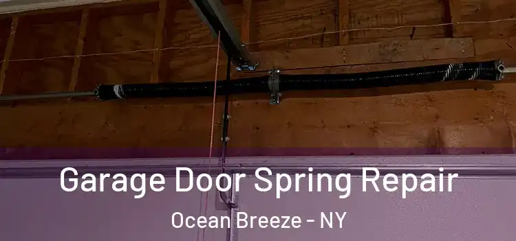  Garage Door Spring Repair Ocean Breeze - NY