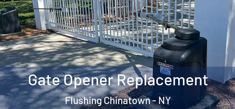 Gate Opener Replacement Flushing Chinatown - NY