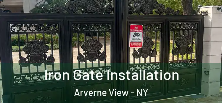 Iron Gate Installation Arverne View - NY