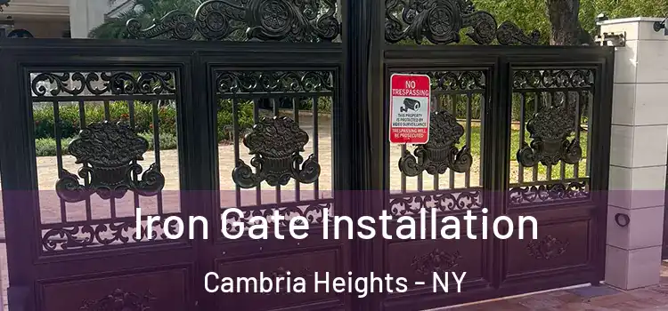  Iron Gate Installation Cambria Heights - NY