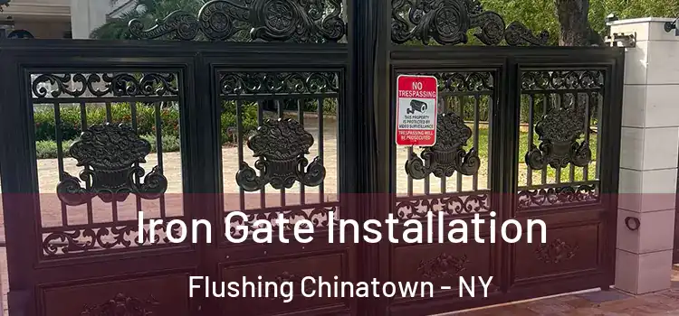  Iron Gate Installation Flushing Chinatown - NY