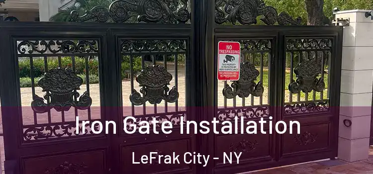 Iron Gate Installation LeFrak City - NY