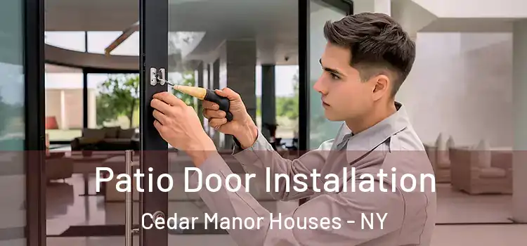 Patio Door Installation Cedar Manor Houses - NY
