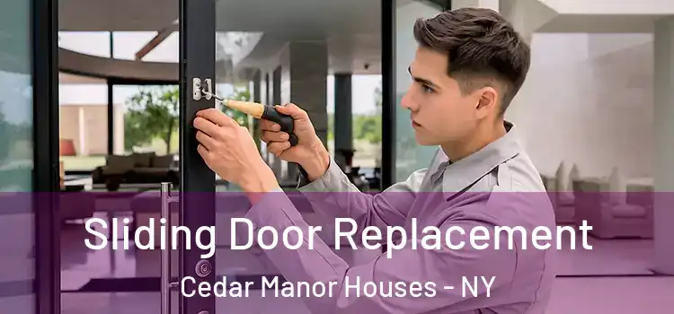 Sliding Door Replacement Cedar Manor Houses - NY