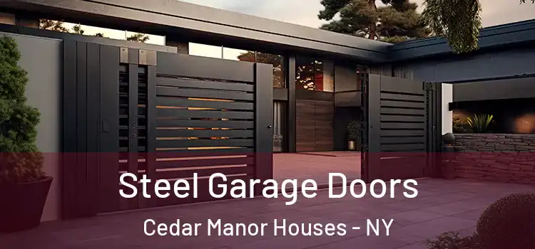 Steel Garage Doors Cedar Manor Houses - NY